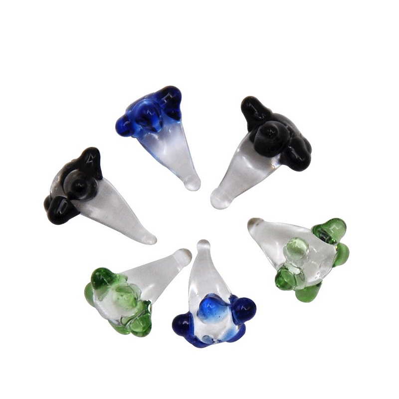 

2019 Colorfull Glass Carb Caps for Quartz Bangers Glass bongs Hookah Oil Burner Pipe Glass Bowl