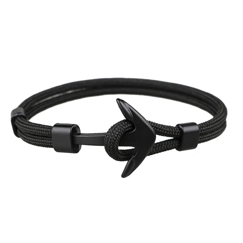 Surfista de cuero enrolla brazalete negro mujer pulsera enrollada nuevo pulsera de cuero caballeros