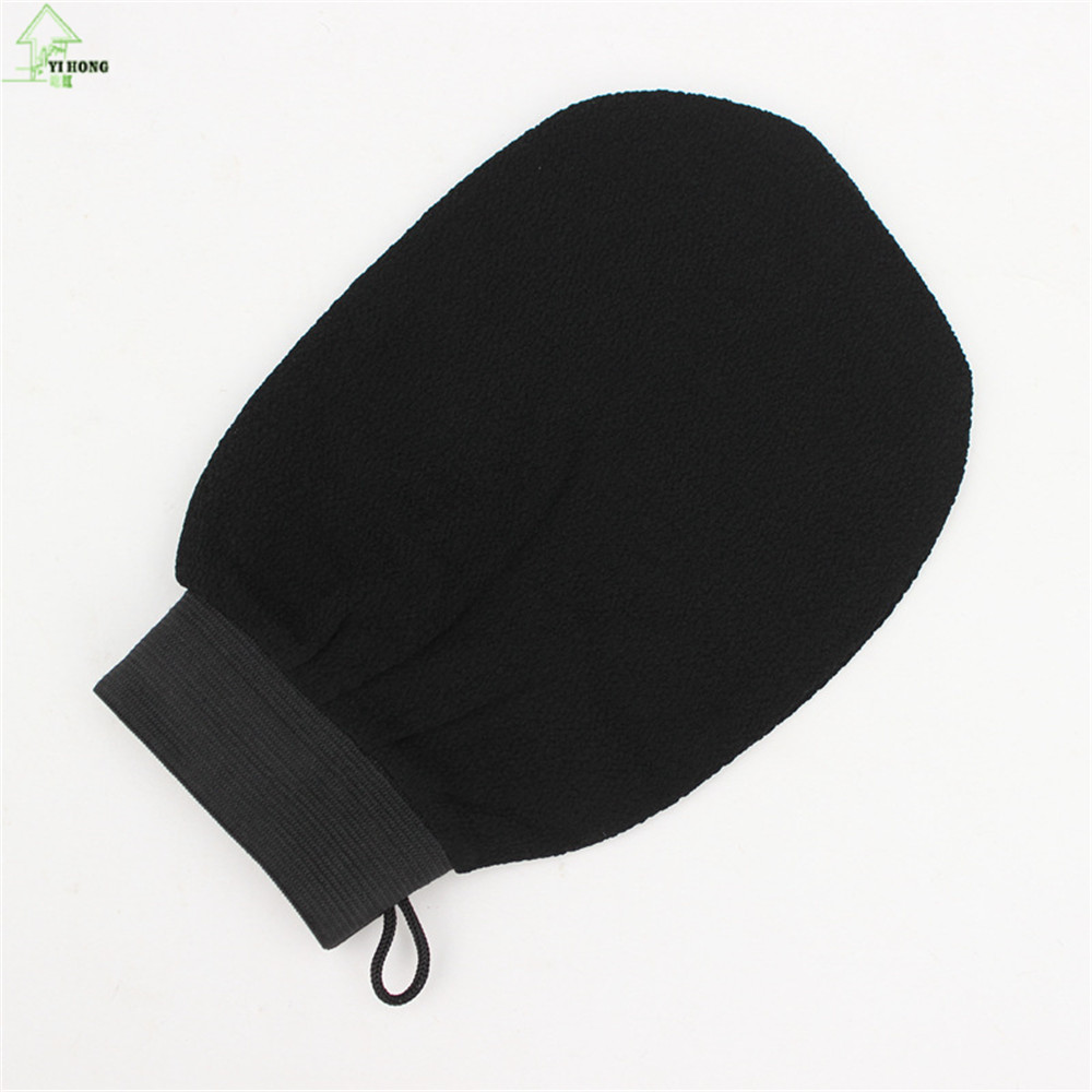 YI HONG Black Dead Skin Tools, Bath Use ,exfoliating bath glove hammam scrub mitt morocco glove-image-423507478