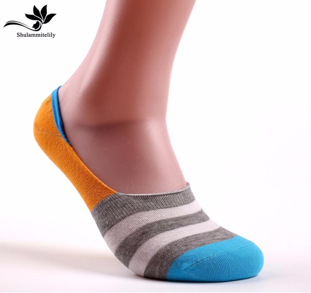 10 Pares Mujer Mocasín invisible Antideslizante Corte bajo Calcetines respirar Amor Corazón Barco
