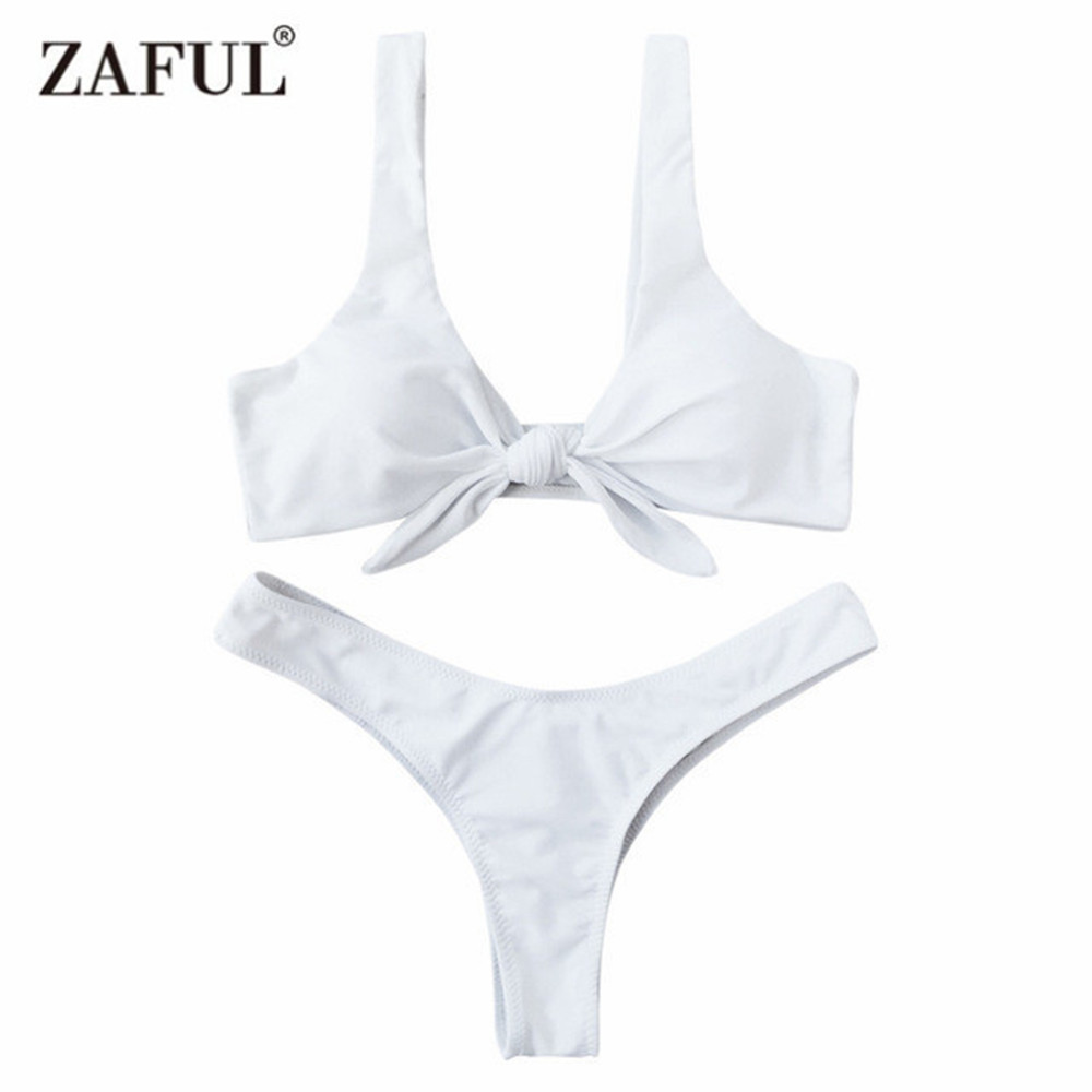 padded scoop neck bikini