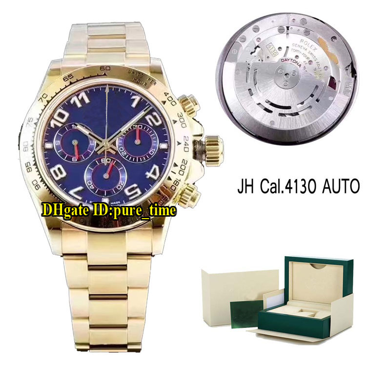

Best Edition V6S 40mm 116528 Blue Dial Cosmograph Cal.4130 Automatic Chronograph Mens Watch Stopwatch Yellow Gold Watches 9 Color, Jh roxdtn-5a-1b1a (5)