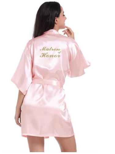 Pink Matron of Honor