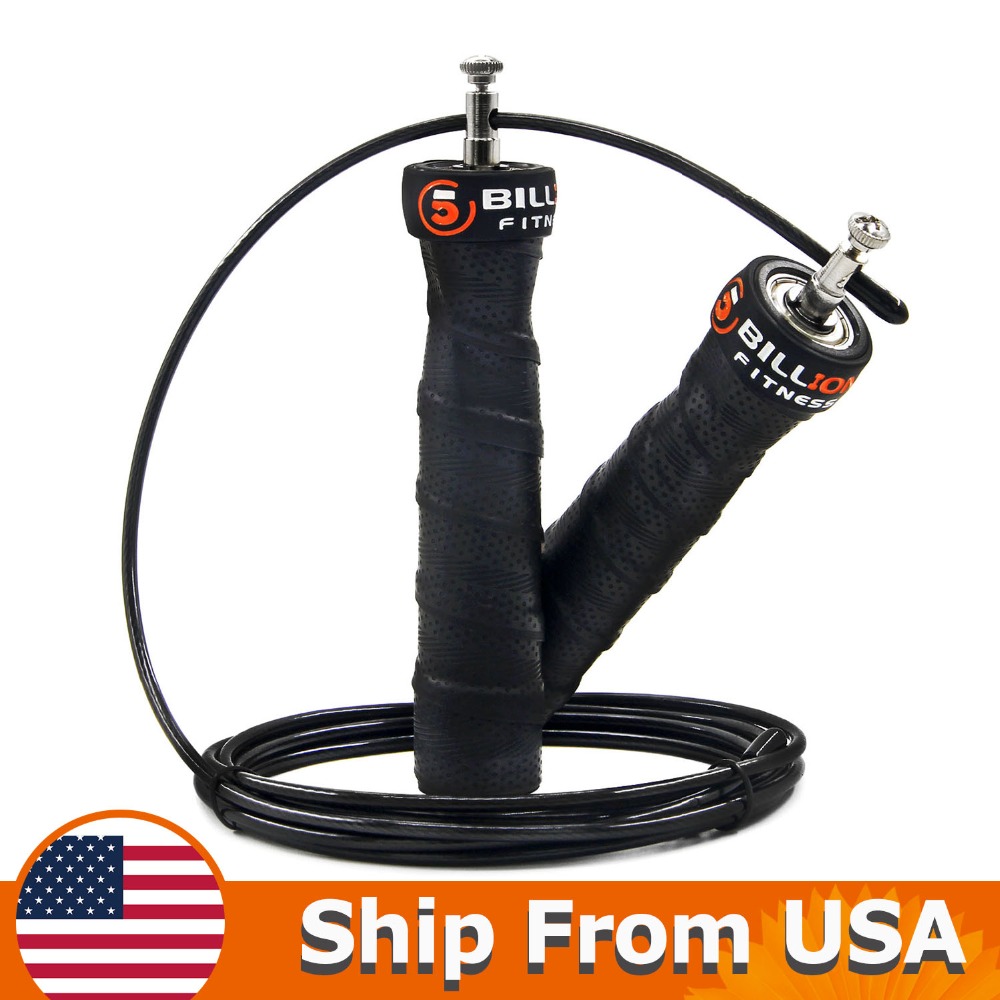 

USA Warehouse Fitness Jump Rope Skipping Speed Weighted Jump Ropes for HIIT Crossfit Workout Training