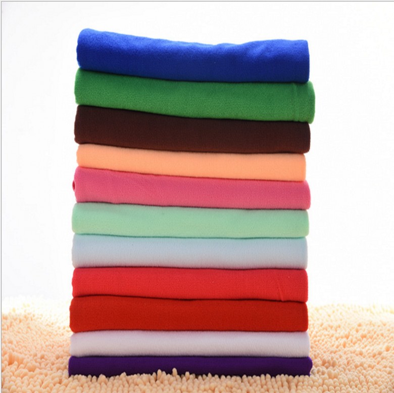 

25 * 25cm new color microfiber towel sterile towels,Microfiber Cleaning Towel Car Washing Nano Cloth Dishcloth Bathroom Clean Towels, Mix color