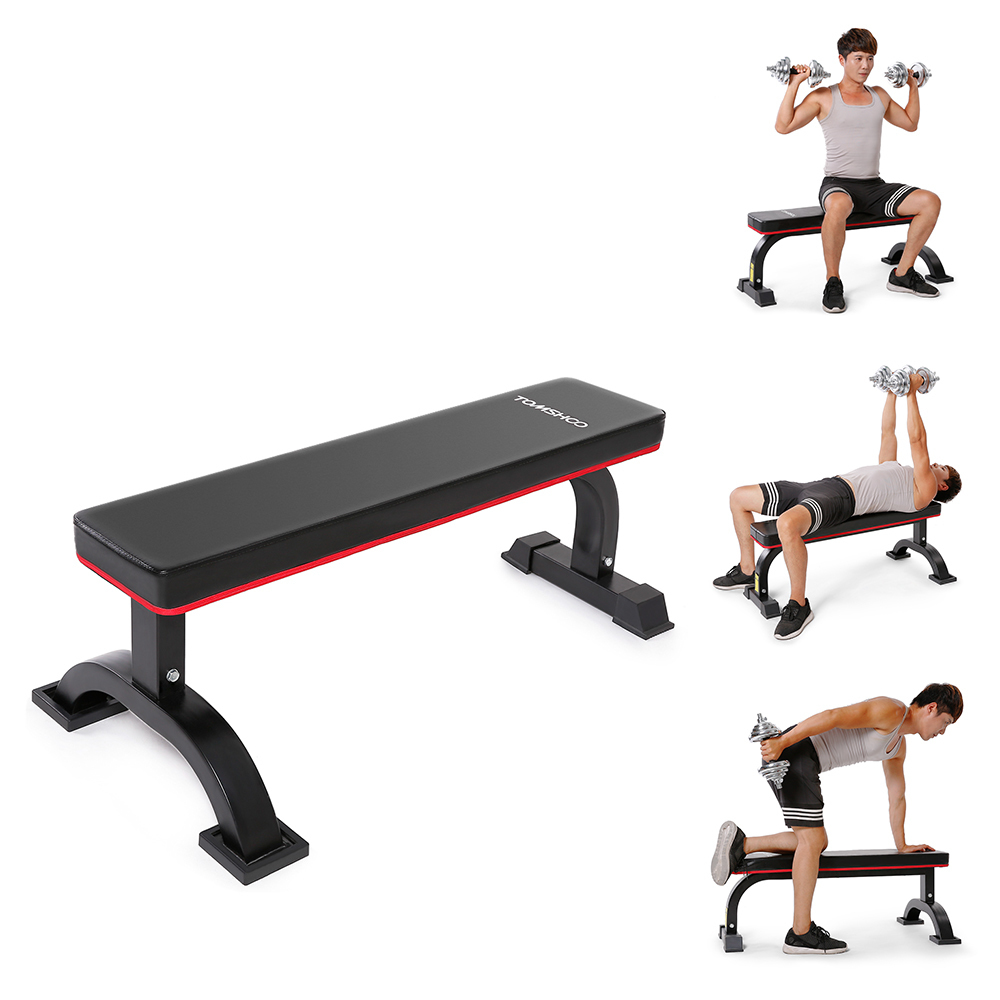2020 2018 Tomshoo Flat Weight Chest Abdominal Bench Sit Up Bench