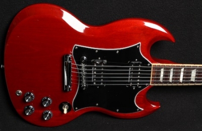 

2013 freeshoppinig G -custom SG Special Limited Electric Guitar Renault Red