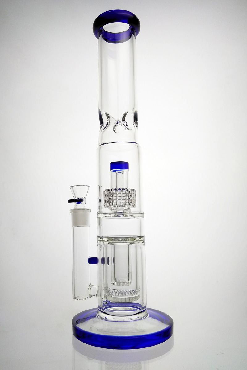 

Honeycomb Bongs Glass Bong Dab Rig Water Pipe Straight Tube Bubbler Pipes Dome Perc Smoking Bong Heady Oil Rigs 18mm Bowl