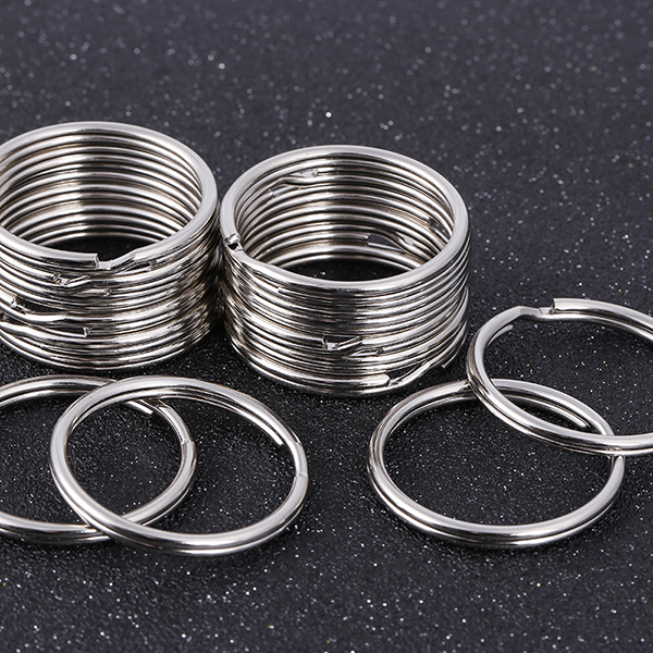 

Split Key Ring Metal Flat Rings 25mm Bronze 30mm Nickel Plated Round Mouse Shape Keychains Key Rings Accessories, Slivery;golden