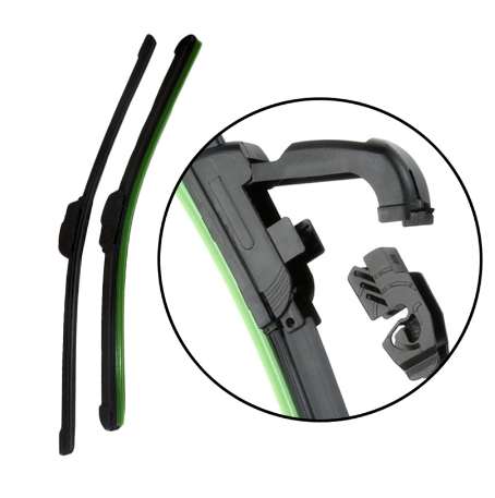 

1Pc Car Windshield Wiper Blade Universal U-type Soft Frameless Bracketless 14 16 17 18 19 20 21 22 24 26