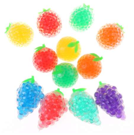 

1pc Light Up Toy Fruit Squeeze Grape Ball Squishy Mesh Net Stress Reliever Children Toy 3colors Fun Kids Kawaii Squeeze Toy