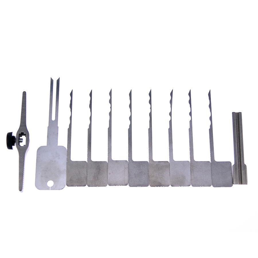 

Factory Price 11pcs Lock Pick Set for Blade Lock Locksmith Supplies Door Quick Opener Pick Tools
