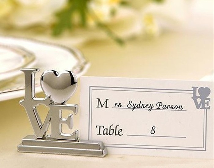 plain place card holders