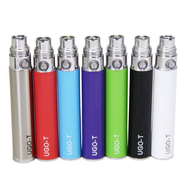 

UGO-T UGO-V With ego USB passthrough battery e cigarettes 650mah 900mah 1100mah for ecigs protank CE4 CE5 MT3 eGo Vaporizer Atomizer tanks