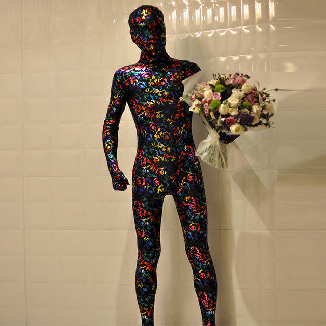 Newest multicolor Lycra Full Body catsuit halloween Party Costume 3D printing-image-427859396