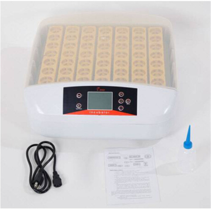 

Wholesales Incubators 56-Egg Practical Fully Automatic Poultry Incubator with Egg Candler (US Standard) White
