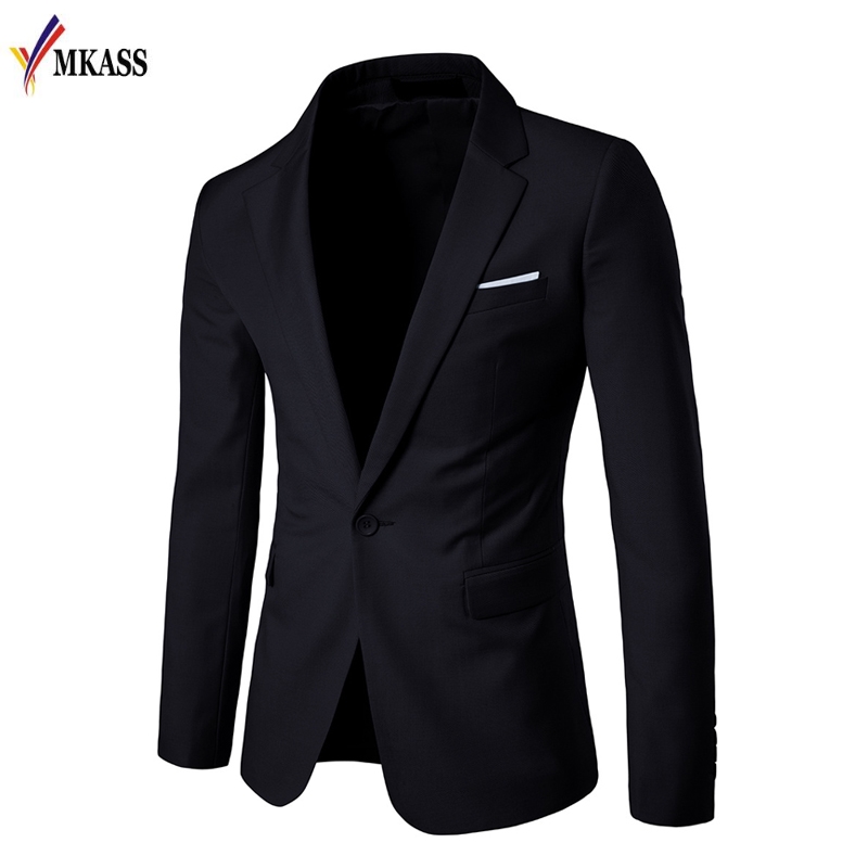 

NEW Mens Fashion Brand Blazer British's Style casual Slim Fit suit jacket male Blazers men coat Terno Masculino Plus Size 6XL, Wine red