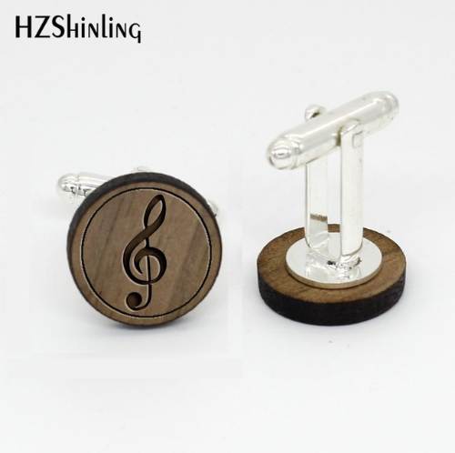 

HZShinling Music Notes Silhouette Cufflinks Violin Jewelry Piano Musical Instruments Cufflink for Wedding Custom Men's Gifts