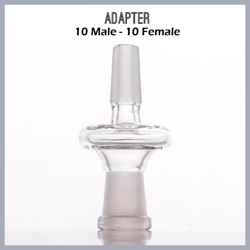 

Hookahs Manufacturer glass adapter 10male to 14female and 14male 18female converter use for water pipe oil rig