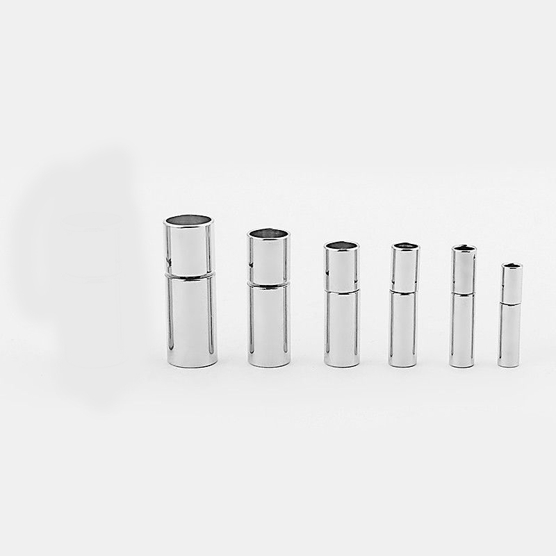 

50pcs Size 2mm/2.5mm/3mm/4mm/5mm/6mm Bayonet Clasp For Leather Necklace/Bracelet