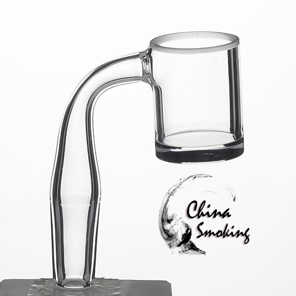 

Flat Top Quartz Banger With beveled Edge Fits Carb Cap Better Thick Bottom 10mm 14mm 18mm Male Female Joint for Glass bong