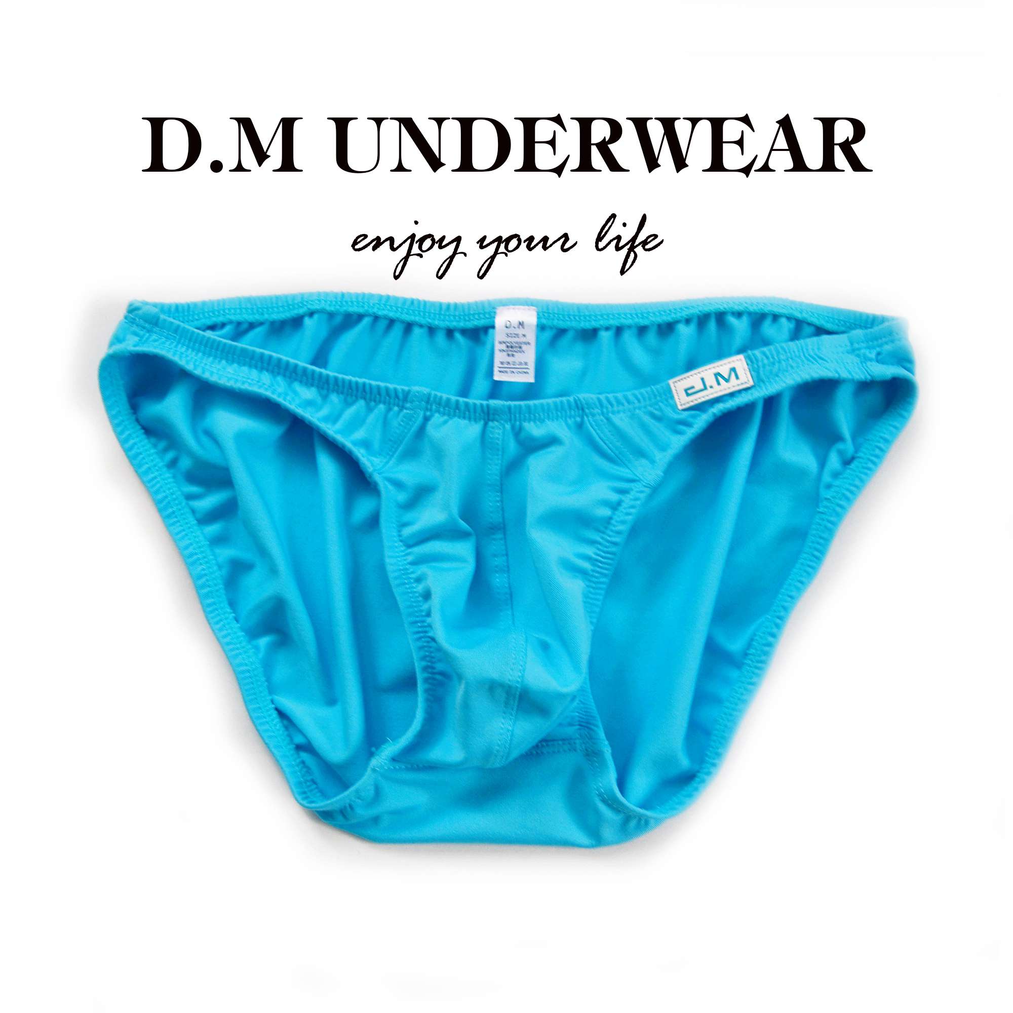 2019 D.M Men'S Underwear Man Briefs Low Waisted Sexy Briefs Breathable