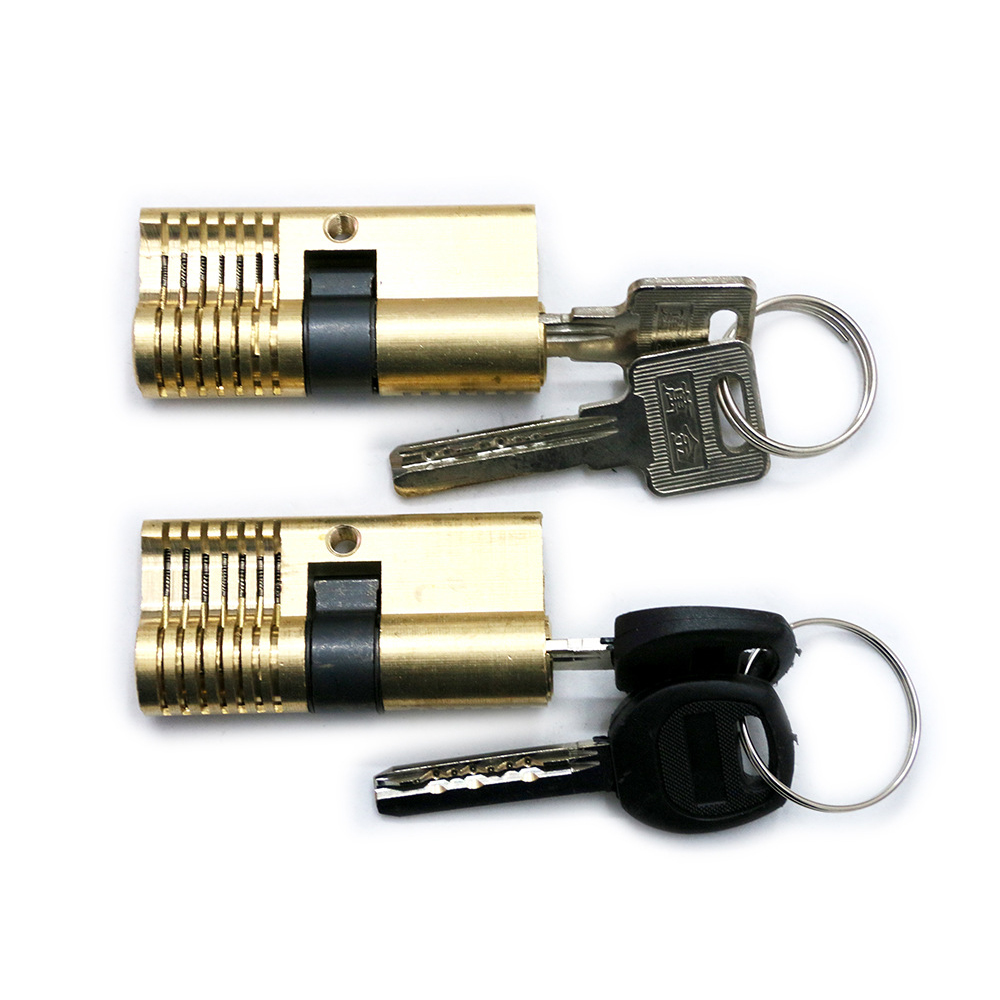 

Cutaway 7 pins Brass Practice Lock training Skill Pick for Locksmith