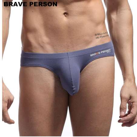 BRAVE PERSON Sexy Men Underwear Briefs U convex Big Penis Pouch Design Wonderjock Men Cotton Briefs for Man Bikini Hot Sale