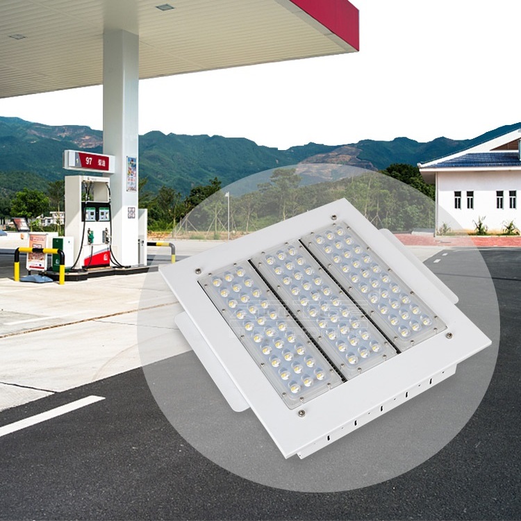 

100W 120W 150W 200W Petrol Station Waterproof IP65 High Lumen Outdoor LED Canopy Lights AC 90-277V