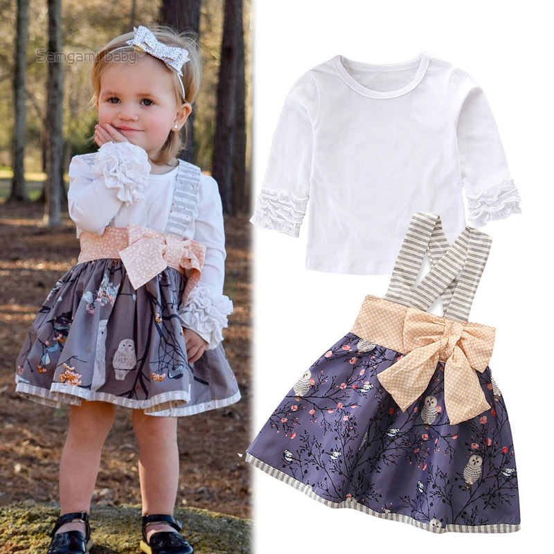 US Seller Girls Dress Owl Ice Cream Butterfly Sequin Everyday Dress Size 7-14