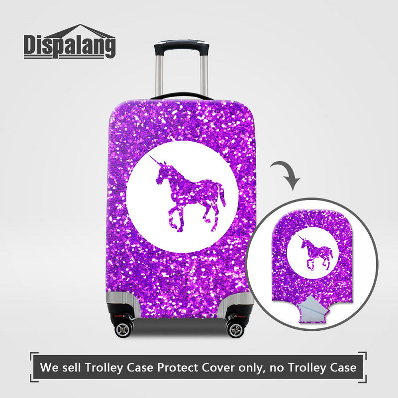 

Fantastic Unicorn Women Travel Accessories Cartoon Printing Luggage Protector Cover For 18 20 22 24 26 28 30 32 Inch Suitcase Waterproof Covers