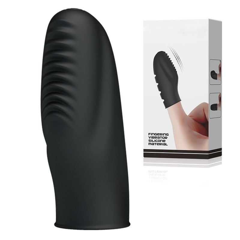 Silicone Finger Sleeves Waterproof Clit Stimulator G-spot Single Speed Finger Vibrator Bullet Sexy Toys for Women-image-423104719