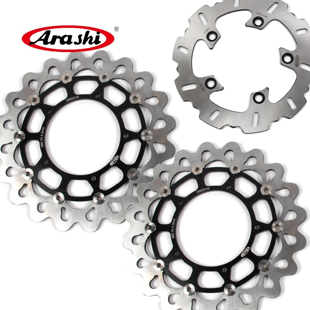

ARASHI For YAMAHA YZF R1 2004 2005 2006 CNC Front Rear Brake Rotors Disk Disc Kit Motorcycle Accessories YZF-R1 04 05 06
