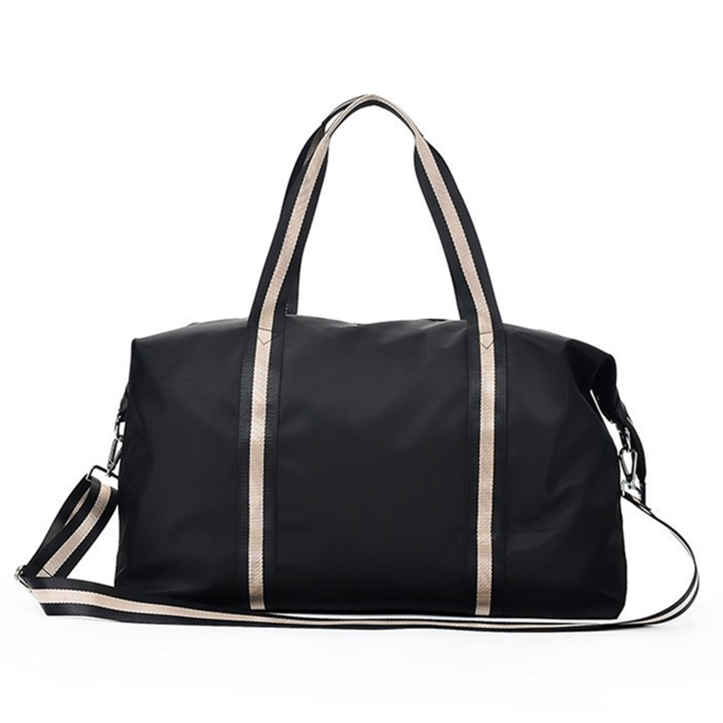 

Travel bag big duffle weekend bags portable travelling large capacity baggage bagpack packing cubes travel luggage organizer, Black