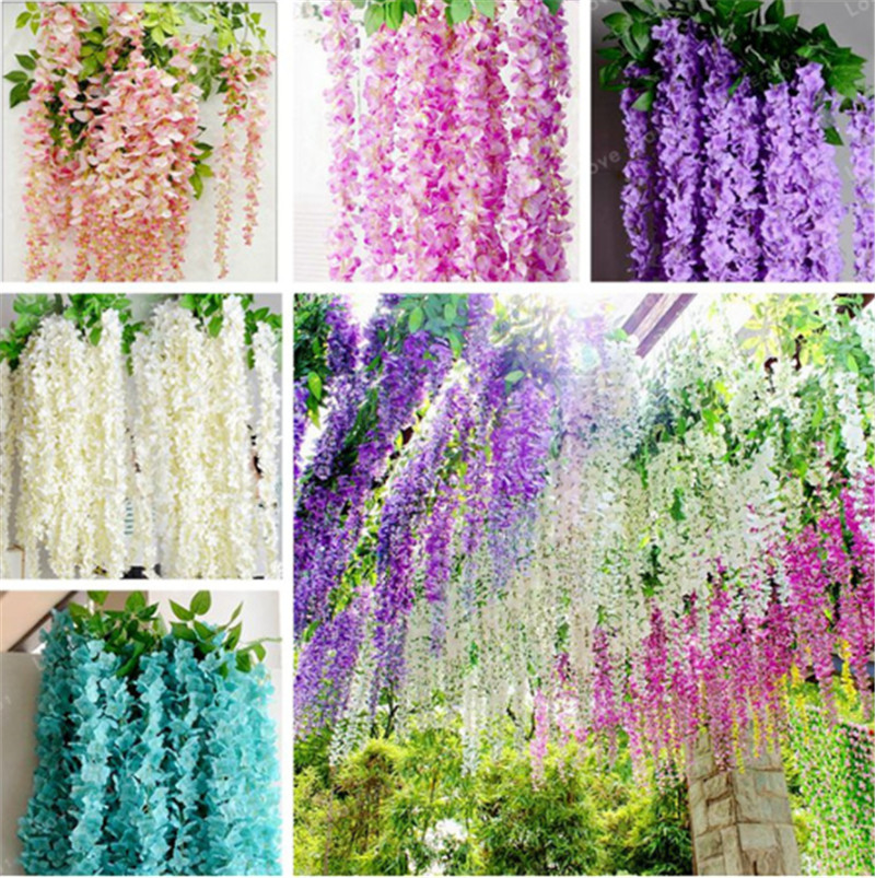 

20 Pcs / Bag Mixed Wisteria Flower Seeds Purple Yellow White Pink Wisteria Indoor Ornamental Plants Flower Bonsai Wisteria