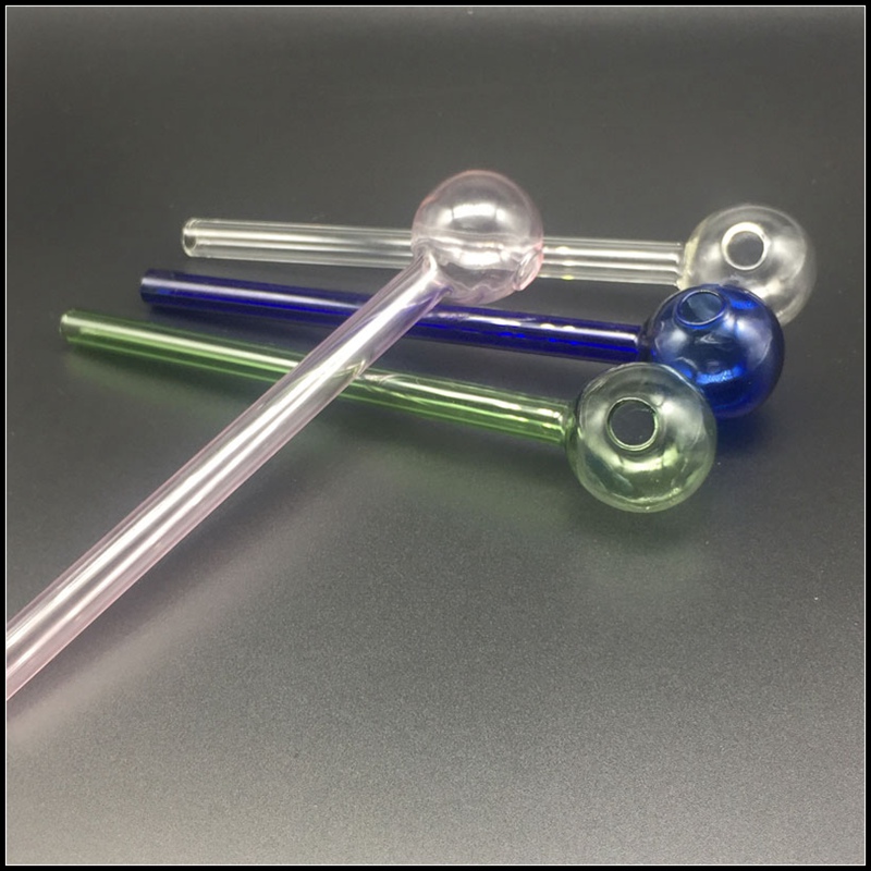 

New 4 Colors Pyrex Glass Oil Burner Pipes Bongs 6 Inch Colorful Bubble Glass Oil Burner Pipe Water Bongs For Tobacco Smoking Accessories