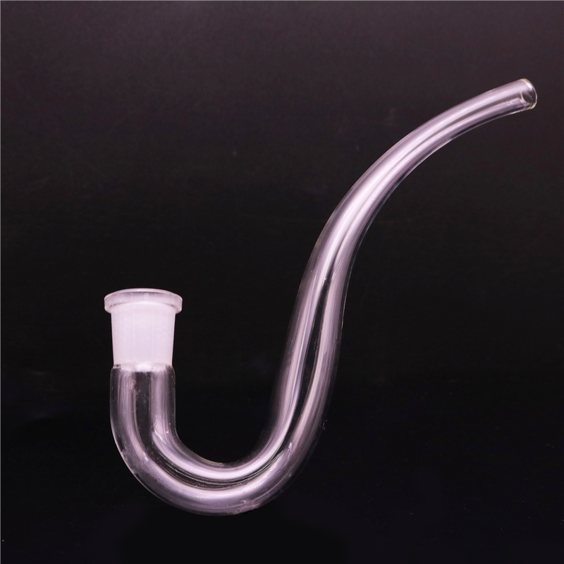 

New Glass J-Hook Adapter 14mm 18mm Female Joint Glass Bong Adapter Ash Catcher Adapter For Water Pipe Glass bong Free Shipping