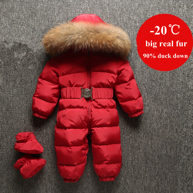 Infant Boy Girls Onesie Romper Baby Cute Duck Pattern Long Sleeve Snowsuit