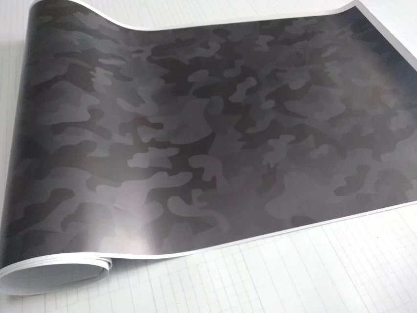 

Arictic Black Gray Camo Vinyl Wrap sticker Camouflage Car Wrap covering foil with air bubble free size 1.52 x10m/20m/ 30m/Roll, Realtree