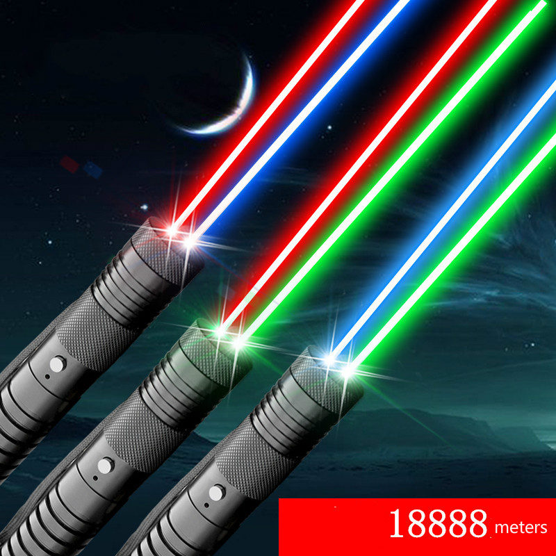

Multi-color Laser Green and Red Combo Laser Pointer Flashlight 5000m Starry Show