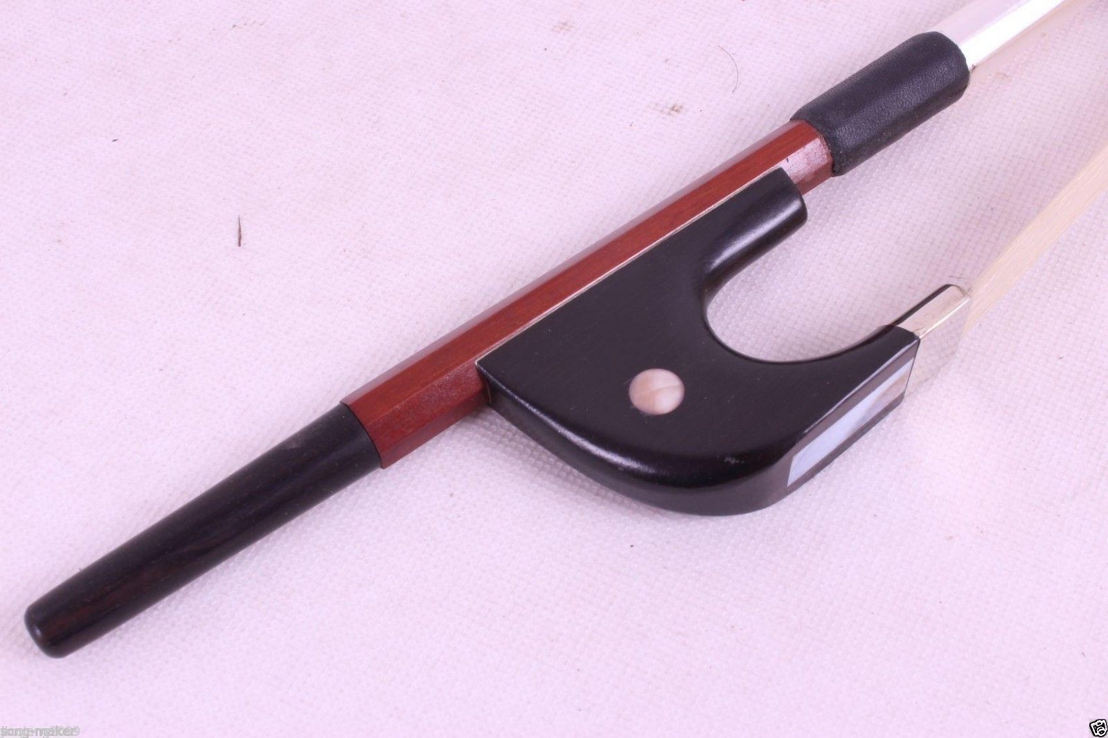 

Yinfente 3/4 upright double bass Bow Bows German Style ebony frog pearl eye inlay Brazil wood Natural bow hair