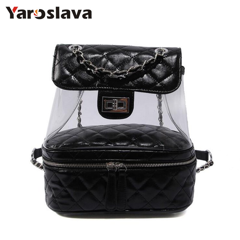 Damen Umhängetasche Rucksack shopper Transparentes Paket strand Reisetasche mode