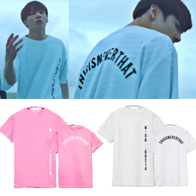 

SAVE ME Men's T shirt JUNGKOOK Men Streetwear Letter Printing Basic Crew Neck Breathable Short Tee, White