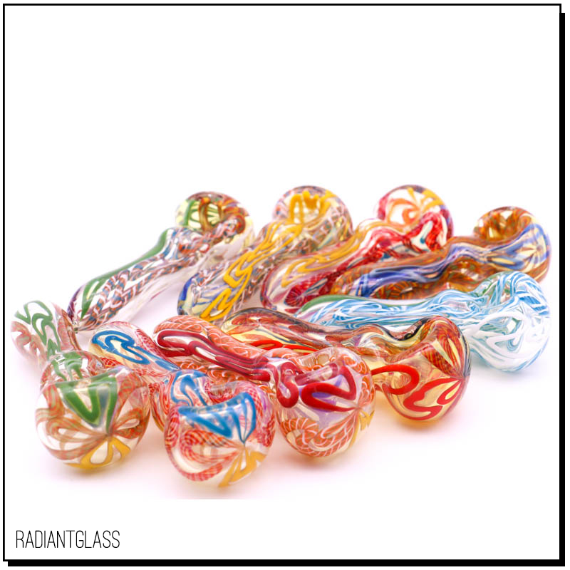 

glass smoking pipe Manufacture hand-blown and beautifully handcrafted,spoon 4" 80g Made of high quality