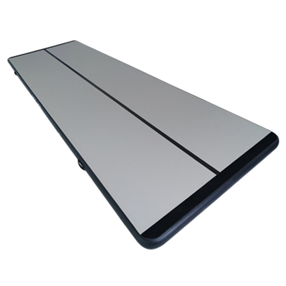 

to door 4*1*0.2m black inflatable air track inflatable gym mat for professional gymnastics games a pump