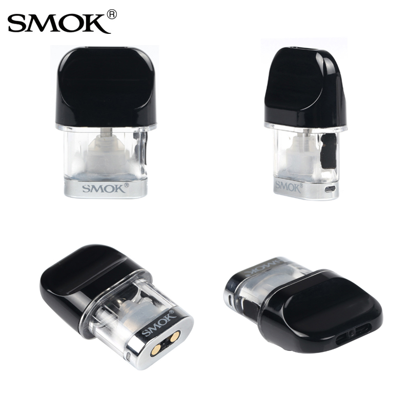 

100% Authentic SMOK Novo Replacement heads 1.2ohm 1.5ohm Nic Salt Pod Cartridge 2ml for Smok Novo AIO Starter Kit Electronic Coils