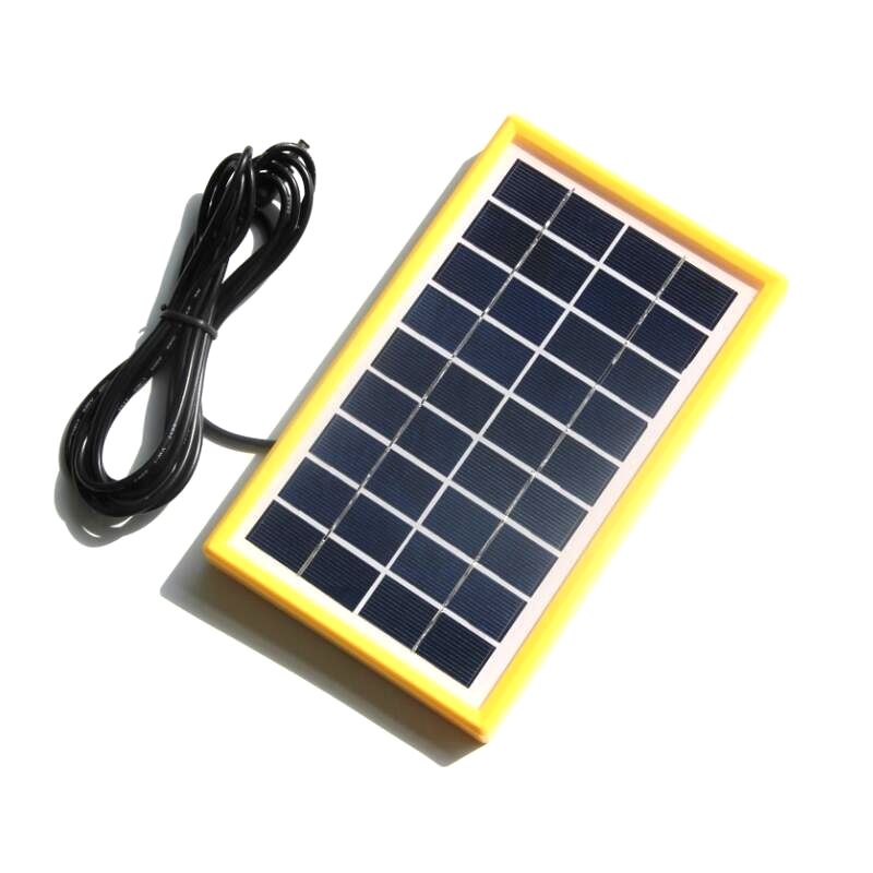 

BUHESHUI 3W 9V Solar Cell Module Polycrystalline DIY Solar Panel System Battery Charger Light+DC5521 Cable 3M Free Shipping