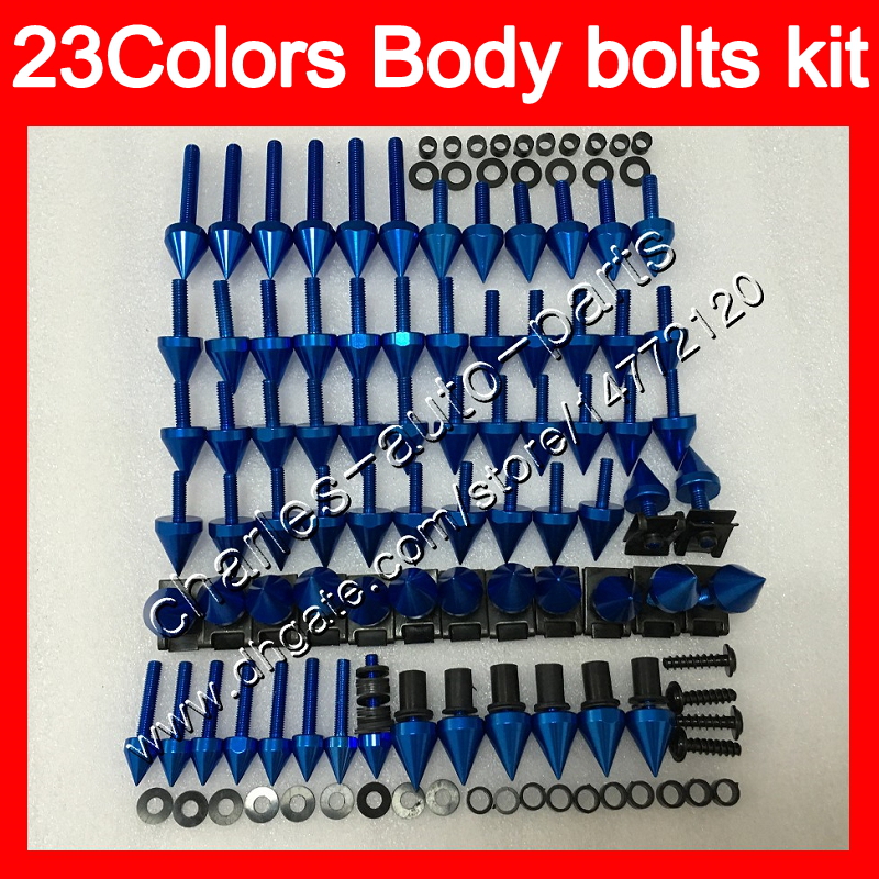 Stainless Complete Fairing Bolt Kit Screw Nuts For Yamaha YZF-R1 YZF-R6 YZF600R