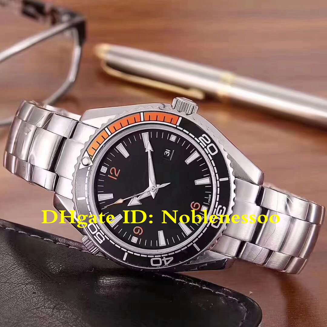 

5 Style Watch 43.5mm Planet Ocean Co-Axial 600M 215.32.44.21.01.001 Steel Mechanical Automatic Mens Watches, Original box
