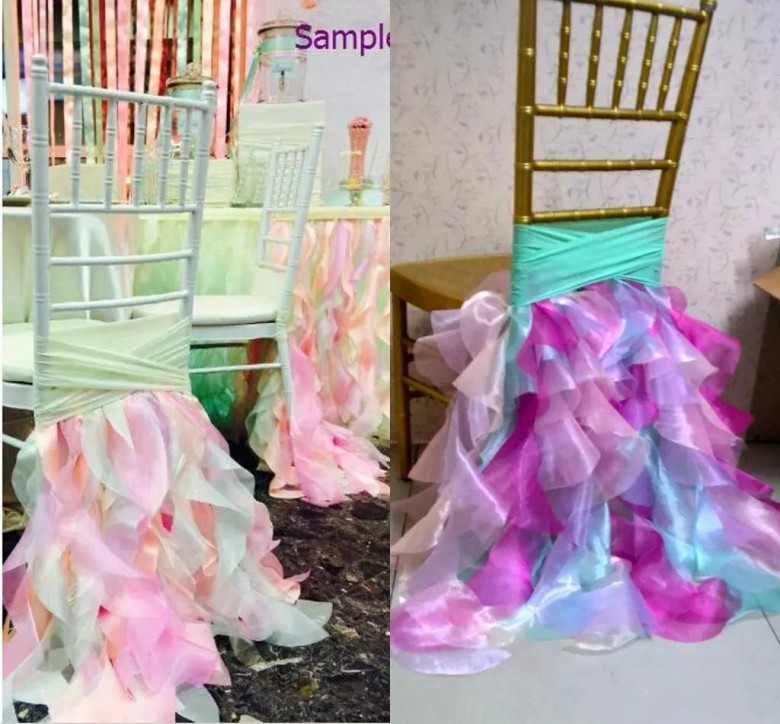 

for new arrival decoration colorful chair sashes chair covers sample link vintage modern wedding supplies, Gray